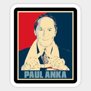 Paul Anka Hope Poster Popart Sticker